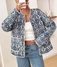 Stand Collar Casual Regular Fit Cotton Jacket
