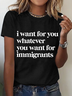 Defend Immigrants Print T-Shirt