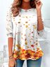 Regular Fit Casual Crew Neck T-Shirt