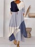 Women's Art Pattern Double Layer Dress Stylish Modern Everyday Weekend Beach