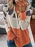 Women's Art Geometric Pattern Long Sleeve Shirt Fashionable Modern Everyday Weekend
