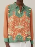 Women's Vintage Art Pattern Long Sleeve Shirt Fashionable Modern Everyday Weekend