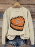 Halloween Art Print Casual Sweatshirt