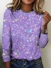 Regular Fit Casual Ombre Cotton T-Shirt