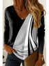 Casual Cotton V Neck T-Shirt