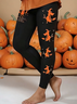 Women's Leggings Vacation Vintage Fashion Ankle-Length High WaistPantsHalloween