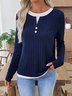 Casual V Neck T-Shirt