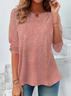 Women's Casual Long Sleeve Crew Neck Tunic T-Shirt