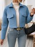 Shawl Collar Casual Jacket