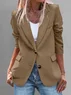Women's Casual Spring And Autumn Lapel Suit Jacket