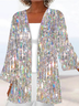 Vintage Others Gradient Pattern Kimono