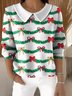 Loose Christmas Casual Imitation Cashmere Sweater