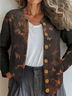 Loose Knitted Butterfly Peasant Cardigan