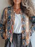 Knitted Loose Peasant Cardigan