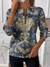 Loose Casual Imitation Cashmere Geometric Sweater