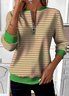Stand Collar Casual Regular Fit Cotton Sweatshirt