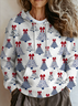 Vintage Hoodie Loose Christmas Sweater