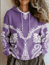 Ethnic Loose Hoodie Ethnic Sweater