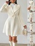 Plain Urban Lapel Collar Jacquard Thickened Slim-fit Jacquard Jacket