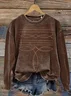 Abstract Casual Printing Sweatshirt
