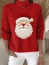 Christmas Turtleneck Loose Vintage Sweater
