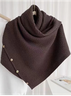 Simple Loose Wool-Blend Asymmetrical Collar Kimono