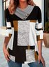 Casual Others Multicolor Block T-Shirt