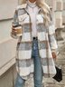Shawl Collar Casual Trench Coat