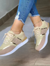 Color Block Urban Mesh Fabric All Season Shallow Shoes