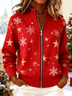 Christmas Wool/Knitting Others Casual Cardigan