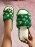 All Season Christmas Fleece Casual House Slippers