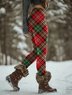 Vintage Tight Christmas Leggings