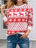 Loose Christmas Elk Casual Sweater