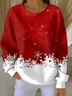 Christmas Casual Printing Sweatshirt