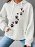 Casual Heart/Cordate Loose Hoodie