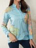 Shift Long Sleeve Vintage Tops