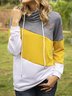 Yellow Hoodie Long Sleeve Sweatshirt